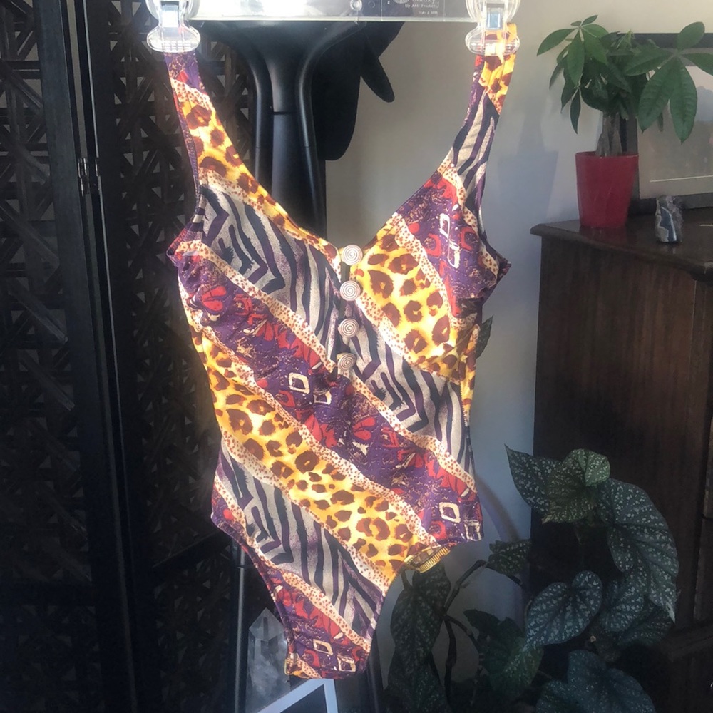Mainstream | Vintage Funky Print One Piece Suit
